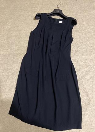 Сукня темно-синя 100% віскоза