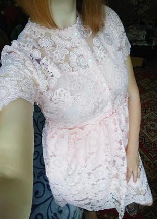 Красивое кружевное платье платье! м-ка1 фото