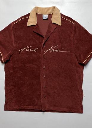 Сорочка karl kani autograph towel bowling shirt