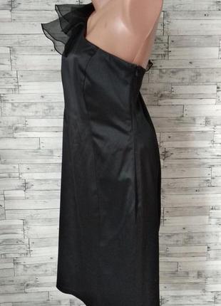 Нарядное платье debenhams женское черное с одним плечом5 фото