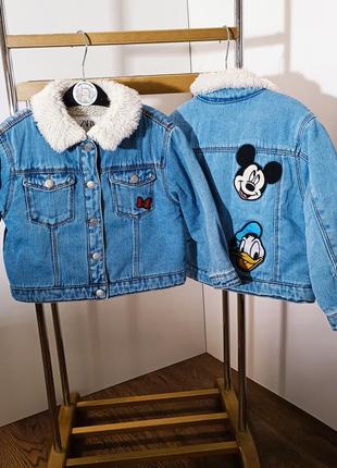 Стильна джинсівка з мінні від zara