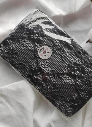 Ажурные колготки колготы с принтом в цветочек кружево макраме винтажные в сеточку в сетку белые чёрные для женщин женские лолита панк гранж аниме8 фото