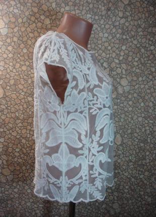 Модна мереживна блузка "new look" 46\48 р3 фото
