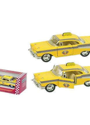 5360 kt/w машина kinsmart chevrolet bel air (taxi), 1:40, інерція, відкр. двері, у коробці