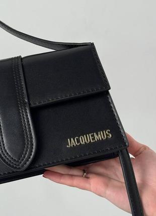 Jacquemus прямоугольная черная сумка10 фото