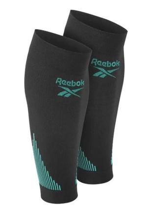 Компресійні рукава reebok knitted compression calf sleeve чорний уні s1 фото