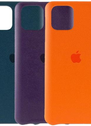 Шкіряний чохол ahimsa pu leather case logo (a) для apple iphone 11 pro (5.8")