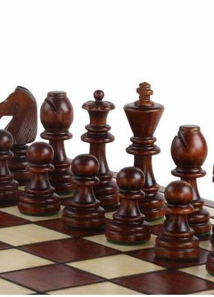 Шахи madon турнірні інтарсія №8 коричневий, бежевий уні 54х54см арт 983 фото