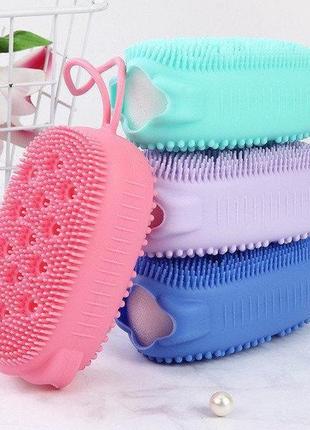 Мочалка массажная bath brush wn-12 gw
