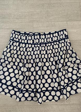 Летняя юбка в горох