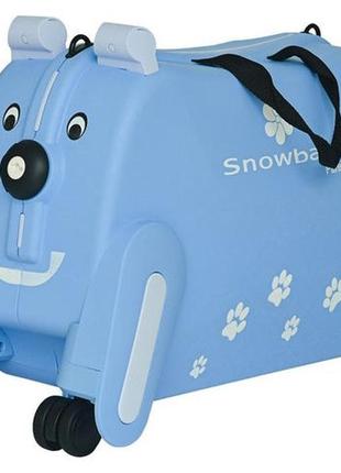 Детский чемодан snowball 73102 маленький s голубой1 фото