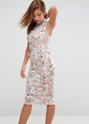 Платье с цветочным принтом от asos