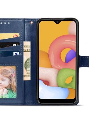 Кожаный чехол книжка getman gallant (pu) для samsung galaxy a043 фото