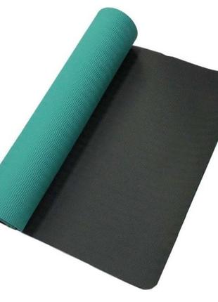 Килимок для йоги liveup tpe yoga mat1 фото