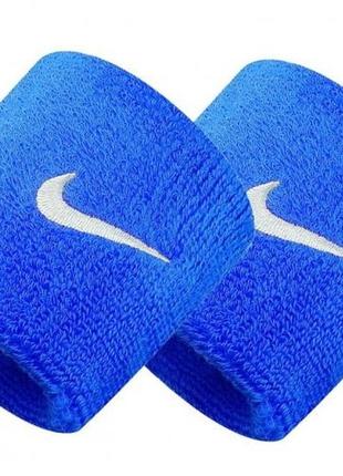 Напульсник nike swoosh wristbands 2 pk синій уні osfm