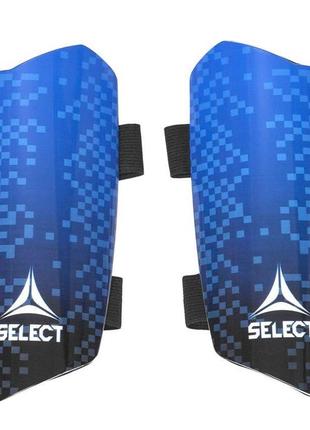 Щитки футбольні select shin guards standard v23 синій, чорний уні l (рост 160-180см)