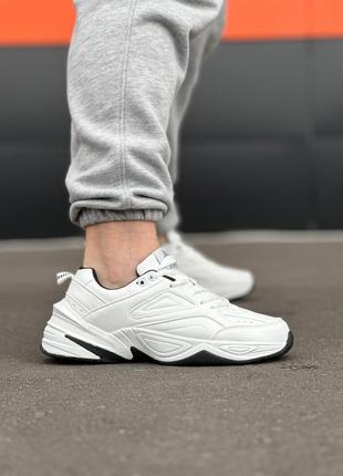 Мужское кроссовки демисезон белые подошва черного цвета4 фото