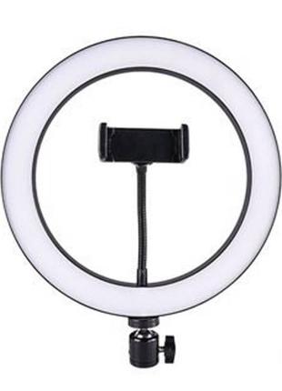 Уцінка кільцева світлодіодна led лампа flat ring 8"