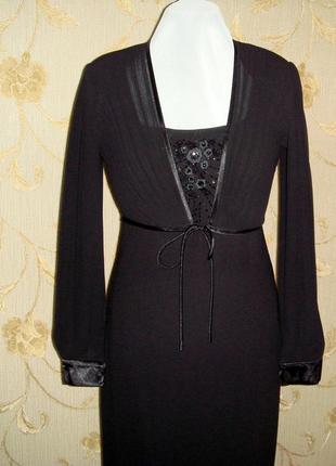 #розвантажуюсь святковий сарафан з болеро, чорний.