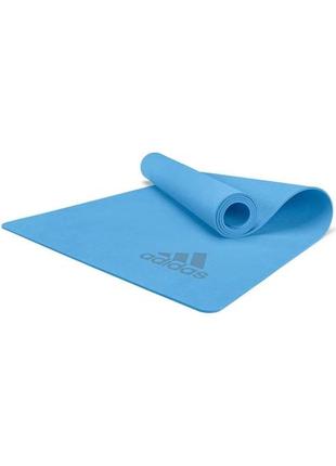 Килимок для йоги adidas premium yoga mat блакитний уні 176 х 61 х 0,5 см