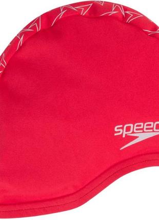Шапка для плавання speedo boomstar end+cap au червоний, білий уні osfm1 фото