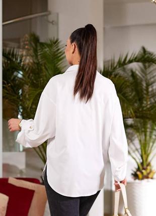Блуза с пуговицами с воротником с рукавом трансформером3 фото