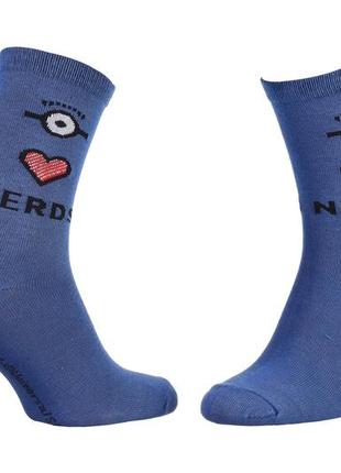 Шкарпетки minions coeur+ oeil + nerds джинсовий жін 36-41арт1389031-2
