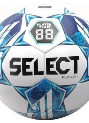 М'яч футбольний select fusion v23 біло-синій уні 51 фото