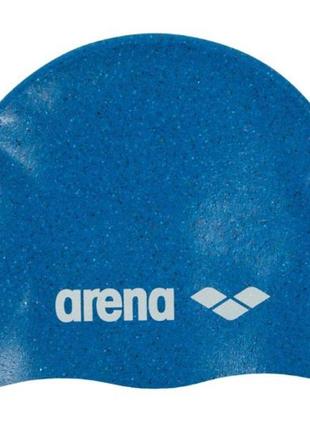 Шапка для плавання arena silicone jr cap блакитний, мульти діт osfm