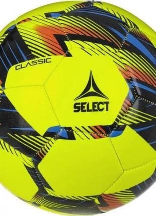 М'яч футбольний select fb classic v23 жовто-чорний