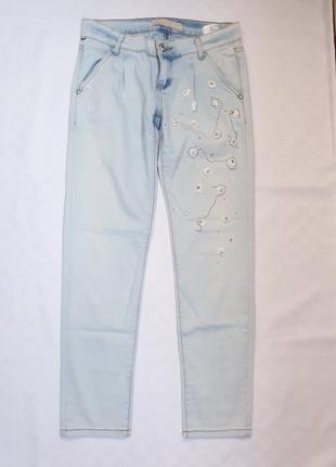 Джинсы в стразах artigli