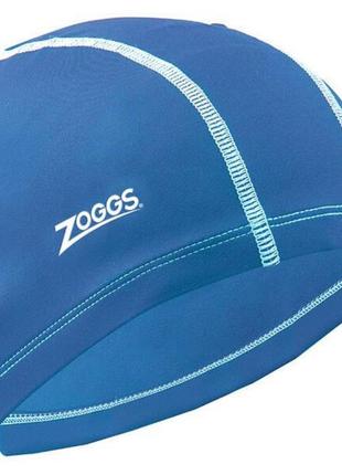 Шапочка для плавання zoggs nylon-spandex cap блакитний1 фото