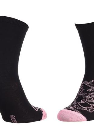 Шкарпетки princess belle чорний, рожевий жін 36-41, арт.13892320-5