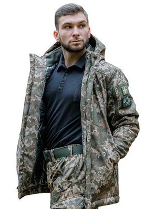 Куртка зимова smilo pixel softshell size l