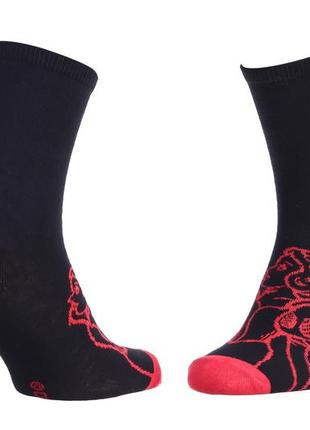 Шкарпетки princess blanche neige чорний, червоний жін 36-41, арт.13892320-1