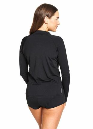 Лонгслів жіночий zoggs full zip sun top upf 50+2 фото