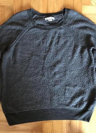 American eagle outfitters-меланжевий бавовняний реглан! р.-s