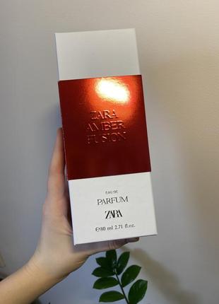 Женский парфюм amber fusion от zara