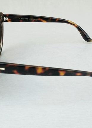 Tom ford жіночі сонцезахисні окуляри коричневі тигрові3 фото