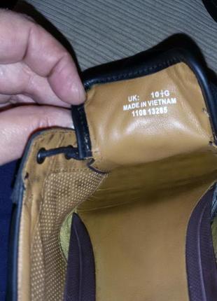Кожаные кроссовки clarks, размер 45-46 ( 30,3 см).10 фото