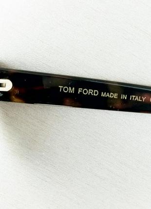 Tom ford жіночі сонцезахисні окуляри коричневі тигрові5 фото