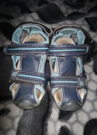 Сандалі на хлопчика 25 розмір устілка 16