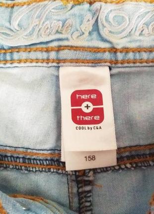 Шорты-юбка c&a джинсовые10 фото
