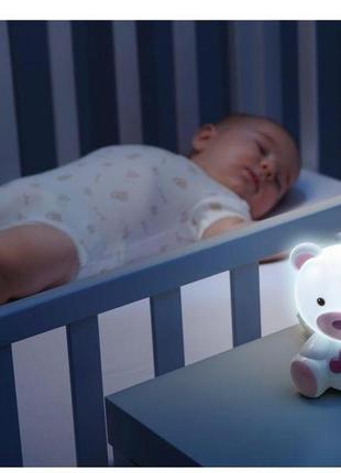 Нічник "ведмежатко dreamlight" рожевий, chicco, 09830.105 фото