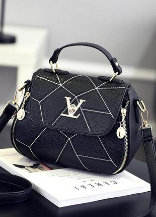 Женская стильная маленькая сумка луи витон, модная женская мини сумочка louis vuitton1 фото
