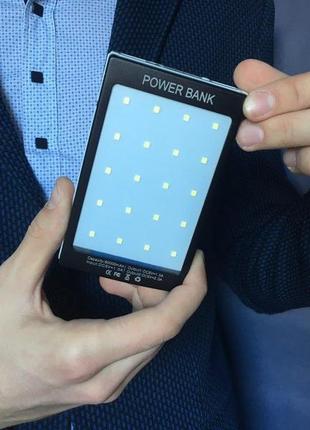 Power bank powerbank 50000 mah solar led | повер банк led | портативное зарядное устройство | пауэр солар4 фото