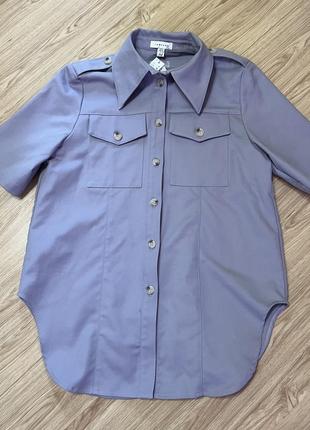 Стильная рубашка ,лилового цвета ,topshop6 фото