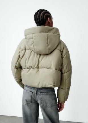 Куртка пуфер zara жіноча куртка2 фото
