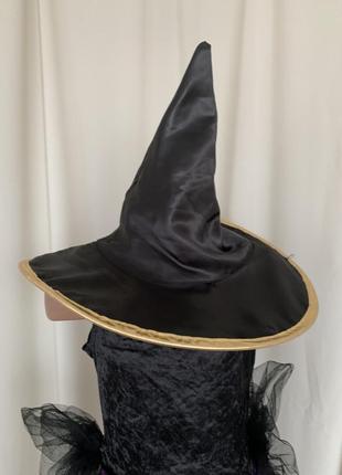 Відьма відьмочка чаклунства плаття капелюха карнавальне4 фото
