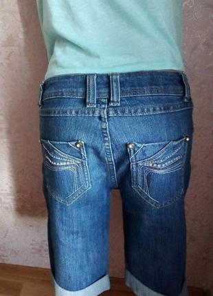 Шорты джинсовые до колен, бриджи5 фото
